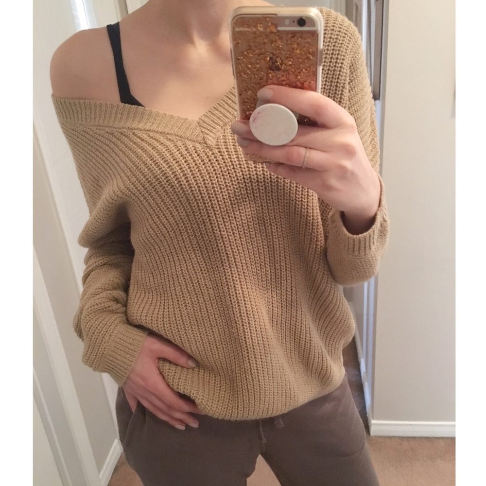 Tan Knit Sweater